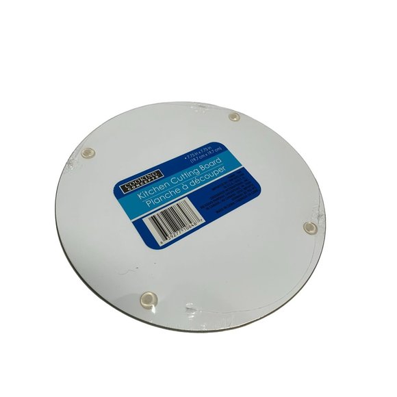 New Cooking Concepts Glass Cutting Board Rooster Round 7.75 in - Picture 3 of 3